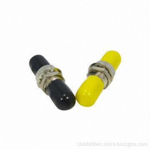 Fiber-optical Adapter, Used in Telecommunications, LAN and WAN, Body made of Metal or Plastic